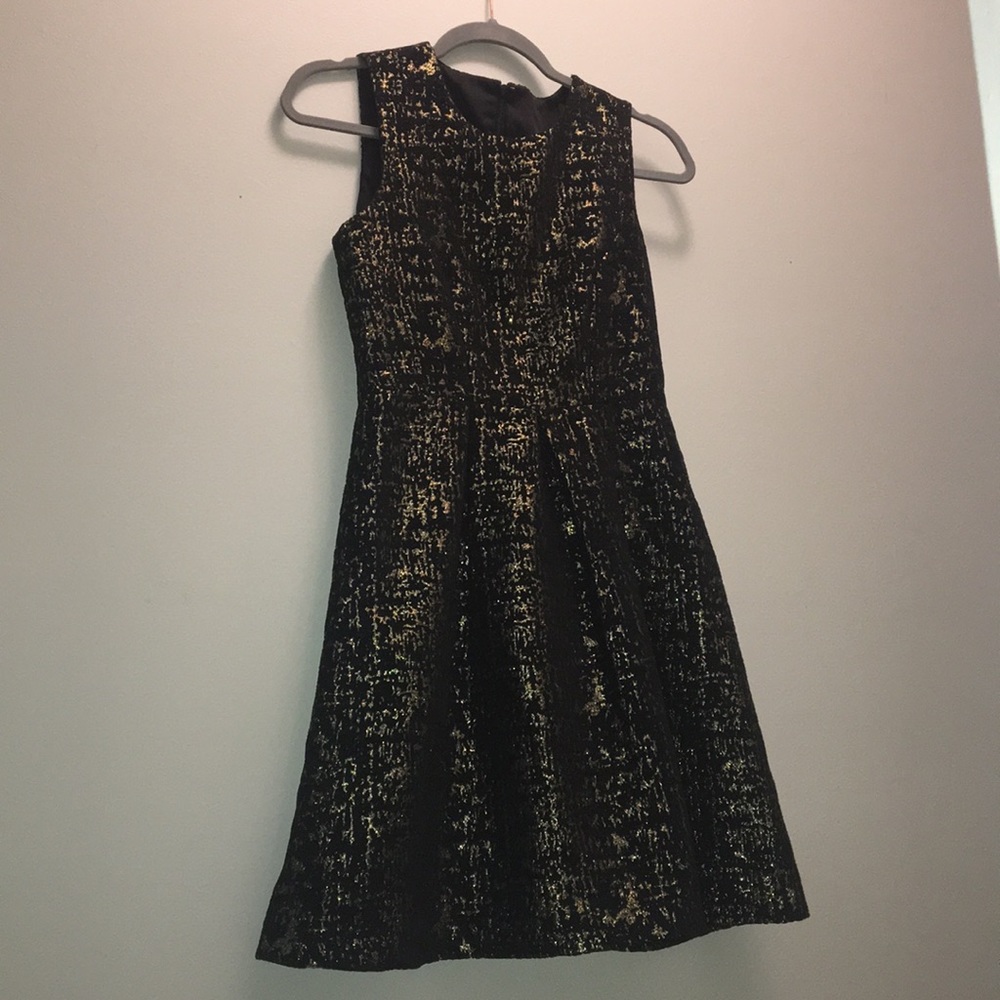 Vero Moda Metallic Gold Little Black Dress